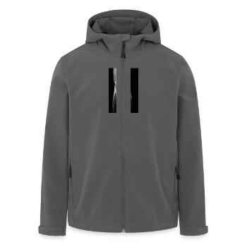 Versteckte Wut - Recycelte Männer Softshell-Jacke von Stanley/Stella - Anthrazit - Vorne - AI Model Male 185 light (185cm)