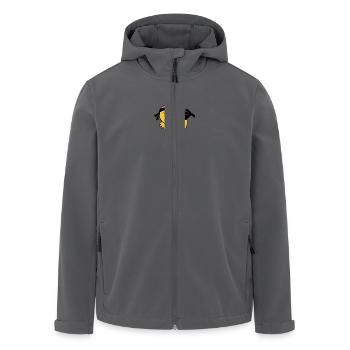 Karate Chick - Recycelte Männer Softshell-Jacke von Stanley/Stella - Anthrazit - Vorne - AI Model Male 185 light (185cm)
