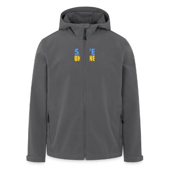 Save ukraine - Recycelte Männer Softshell-Jacke von Stanley/Stella - Anthrazit - Vorne - AI Model Male 185 light (185cm)