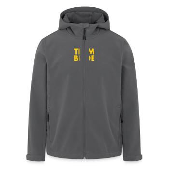 Team bride - Recycelte Männer Softshell-Jacke von Stanley/Stella - Anthrazit - Vorne - AI Model Male 185 light (185cm)