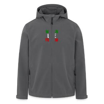 Women life freedom - Recycelte Männer Softshell-Jacke von Stanley/Stella - Anthrazit - Vorne - AI Model Male 185 light (185cm)