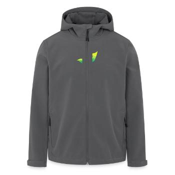 Natur - Recycelte Männer Softshell-Jacke von Stanley/Stella - Anthrazit - Vorne - AI Model Male 185 light (185cm)