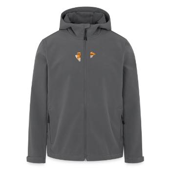 Pommes Zeug - Recycelte Männer Softshell-Jacke von Stanley/Stella - Anthrazit - Vorne - AI Model Male 185 light (185cm)