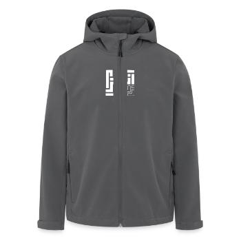 Women life freedom - Recycelte Männer Softshell-Jacke von Stanley/Stella - Anthrazit - Vorne - AI Model Male 185 light (185cm)