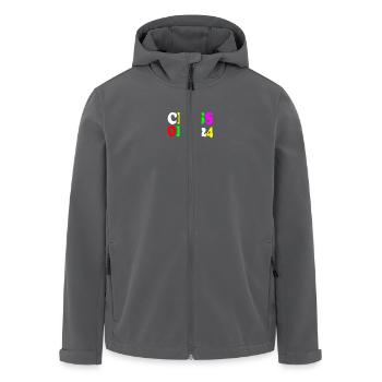 Class of 2024 - Recycelte Männer Softshell-Jacke von Stanley/Stella - Anthrazit - Vorne - AI Model Male 185 light (185cm)