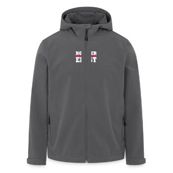 Not your ernst - Recycelte Männer Softshell-Jacke von Stanley/Stella - Anthrazit - Vorne - AI Model Male 185 light (185cm)