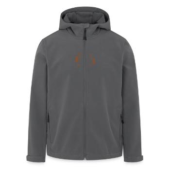 Home is where the Harz is - Recycelte Männer Softshell-Jacke von Stanley/Stella - Anthrazit - Vorne - AI Model Male 185 light (185cm)