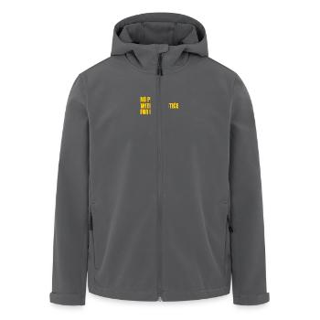No peace without justice for ukraine - Recycelte Männer Softshell-Jacke von Stanley/Stella - Anthrazit - Vorne - AI Model Male 185 light (185cm)