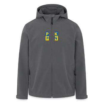 Puck futin - Recycelte Männer Softshell-Jacke von Stanley/Stella - Anthrazit - Vorne - AI Model Male 185 light (185cm)