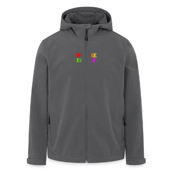 We are family - Recycelte Männer Softshell-Jacke von Stanley/Stella - Anthrazit - Vorne - AI Model Male 185 light (185cm)