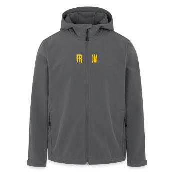 Freedom - Recycelte Männer Softshell-Jacke von Stanley/Stella - Anthrazit - Vorne - AI Model Male 185 light (185cm)