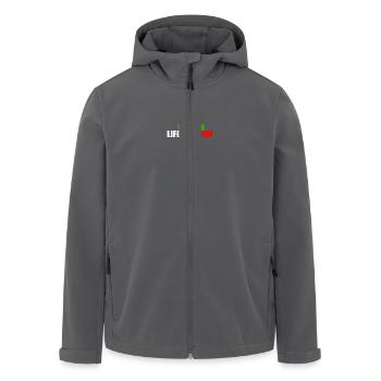 Women life freedom - Recycelte Männer Softshell-Jacke von Stanley/Stella - Anthrazit - Vorne - AI Model Male 185 light (185cm)