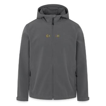 Coach - Recycelte Männer Softshell-Jacke von Stanley/Stella - Anthrazit - Vorne - AI Model Male 185 light (185cm)
