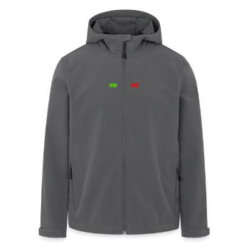 Freiheit des Frauenlebens - Recycelte Männer Softshell-Jacke von Stanley/Stella - Anthrazit - Vorne - AI Model Male 185 light (185cm)