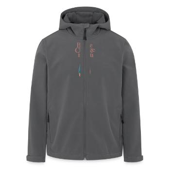 SEI DIE VERÄNDERUNG IN DIR - Recycelte Männer Softshell-Jacke von Stanley/Stella - Anthrazit - Vorne - AI Model Male 185 light (185cm)