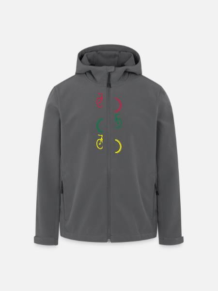 Fixie - Recycelte Männer Softshell-Jacke von Stanley/Stella - Anthrazit