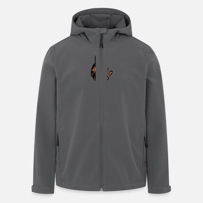 Eichhörnchen - Recycelte Männer Softshell-Jacke von Stanley/Stella - Anthrazit