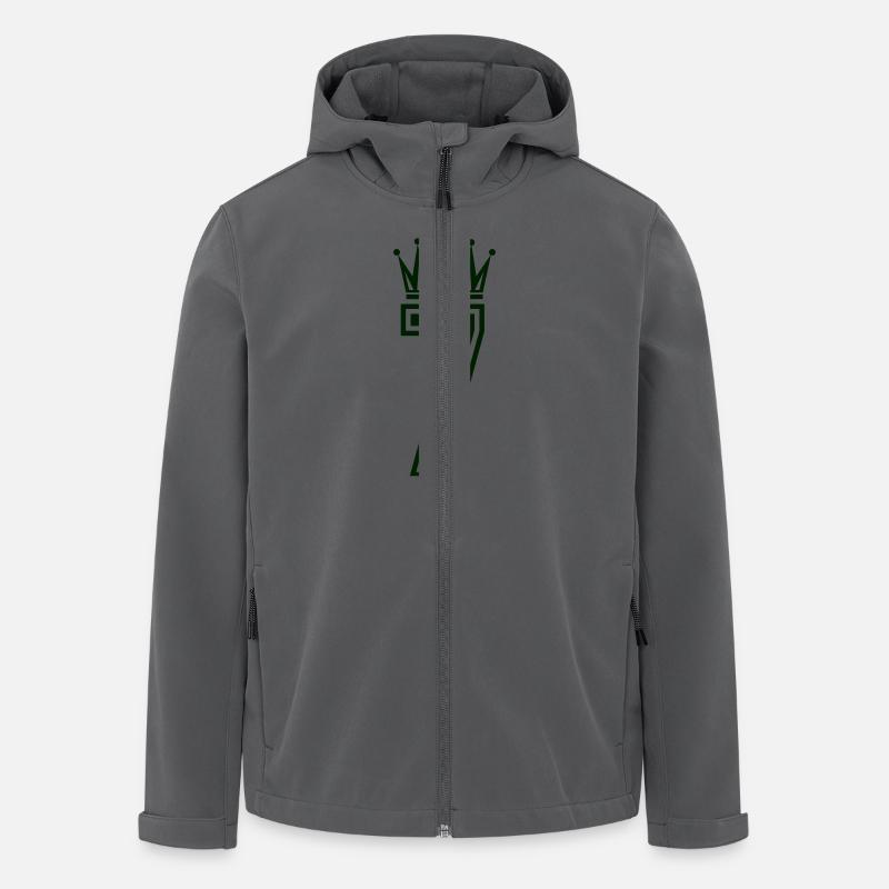 7 Crown - Men’s Recycled Softshell Jacket by Stanley/Stella - anthracite