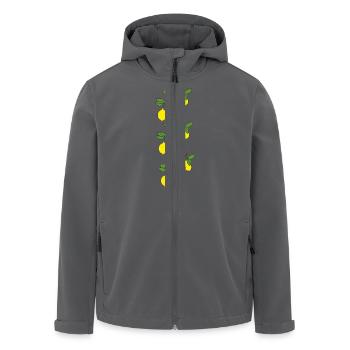 zitronen zweige dreifach - Recycelte Männer Softshell-Jacke von Stanley/Stella - Anthrazit - Vorne - AI Model Male 185 light (185cm)