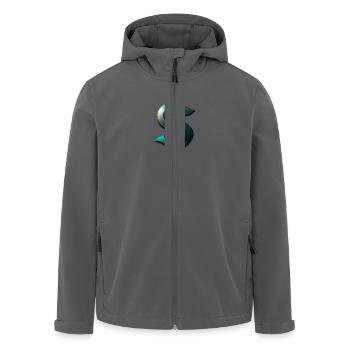 Soltan Original 7 - Recycelte Männer Softshell-Jacke von Stanley/Stella - Anthrazit - Vorne - AI Model Male 185 light (185cm)