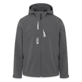 Weintrauben Symbol Trauben - Recycelte Männer Softshell-Jacke von Stanley/Stella - Anthrazit - Vorne - AI Model Male 185 light (185cm)