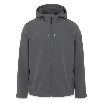 Natur - Recycelte Männer Softshell-Jacke von Stanley/Stella - Anthrazit - Vorne - AI Model Male 185 light (185cm)