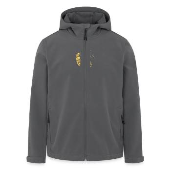 Naturkunst - Recycelte Männer Softshell-Jacke von Stanley/Stella - Anthrazit - Vorne - AI Model Male 185 light (185cm)