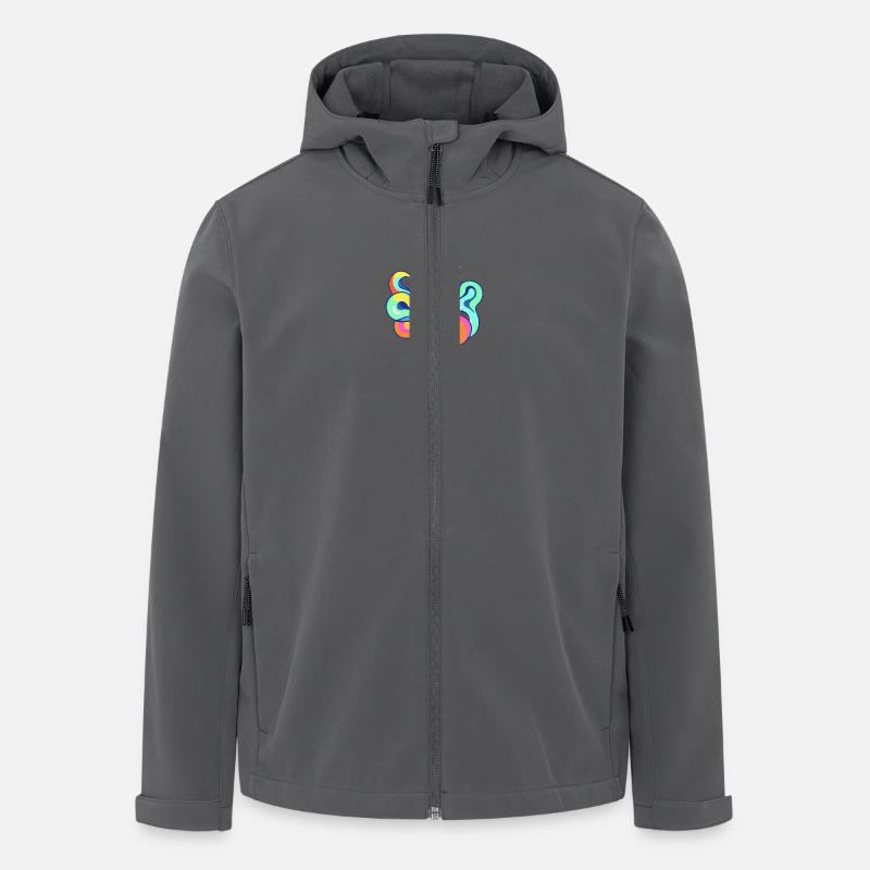 Sonne - Recycelte Männer Softshell-Jacke von Stanley/Stella - Anthrazit