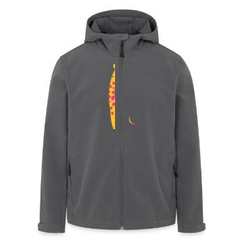 cute giraffe - Recycelte Männer Softshell-Jacke von Stanley/Stella - Anthrazit - Vorne - AI Model Male 185 light (185cm)