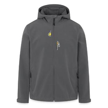 Giraffe - Recycelte Männer Softshell-Jacke von Stanley/Stella - Anthrazit - Vorne - AI Model Male 185 light (185cm)