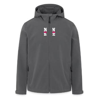 Nein danke - Recycelte Männer Softshell-Jacke von Stanley/Stella - Anthrazit - Vorne - AI Model Male 185 light (185cm)