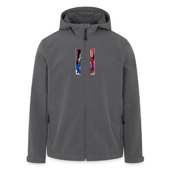 IMG 0219 - Recycelte Männer Softshell-Jacke von Stanley/Stella - Anthrazit - Vorne - AI Model Male 185 light (185cm)