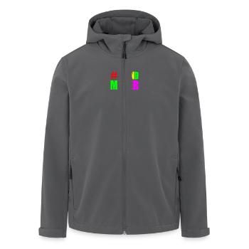 brandmauer - Recycelte Männer Softshell-Jacke von Stanley/Stella - Anthrazit - Vorne - AI Model Male 185 light (185cm)