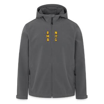 Reden - Recycelte Männer Softshell-Jacke von Stanley/Stella - Anthrazit - Vorne - AI Model Male 185 light (185cm)