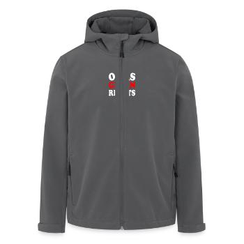 Omas gegen rechts - Recycelte Männer Softshell-Jacke von Stanley/Stella - Anthrazit - Vorne - AI Model Male 185 light (185cm)