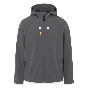 Berlin ist bunt - Recycelte Männer Softshell-Jacke von Stanley/Stella - Anthrazit - Vorne - AI Model Male 185 light (185cm)
