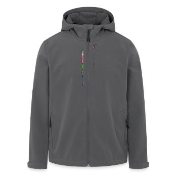 Eiscreme - Recycelte Männer Softshell-Jacke von Stanley/Stella - Anthrazit - Vorne - AI Model Male 185 light (185cm)