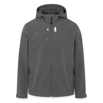 Weiße rose mit stil - Recycelte Männer Softshell-Jacke von Stanley/Stella - Anthrazit - Vorne - AI Model Male 185 light (185cm)