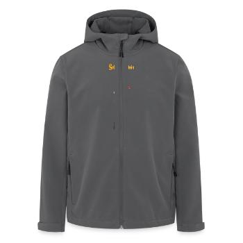 Trinkflasche Leiter Burg Schreckenstein - Recycelte Männer Softshell-Jacke von Stanley/Stella - Anthrazit - Vorne - AI Model Male 185 light (185cm)