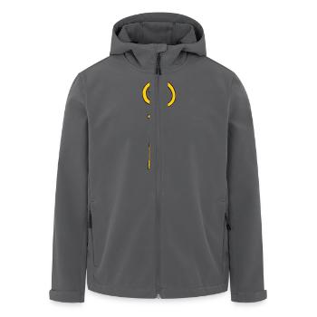 Die Mitarbeiter der St.-Nikolaus- - Recycelte Männer Softshell-Jacke von Stanley/Stella - Anthrazit - Vorne - AI Model Male 185 light (185cm)