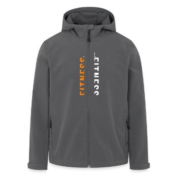 Fitness, Fitness, Sport - Recycelte Männer Softshell-Jacke von Stanley/Stella - Anthrazit - Vorne - AI Model Male 185 light (185cm)