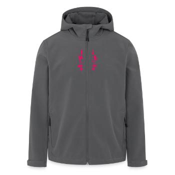 Das wars ich heirate - Recycelte Männer Softshell-Jacke von Stanley/Stella - Anthrazit - Vorne - AI Model Male 185 light (185cm)