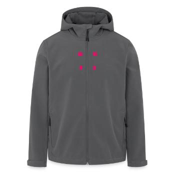 Make love not war - Recycelte Männer Softshell-Jacke von Stanley/Stella - Anthrazit - Vorne - AI Model Male 185 light (185cm)