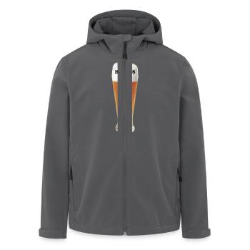Homies on Tour - Recycelte Männer Softshell-Jacke von Stanley/Stella - Anthrazit - Vorne - AI Model Male 185 light (185cm)