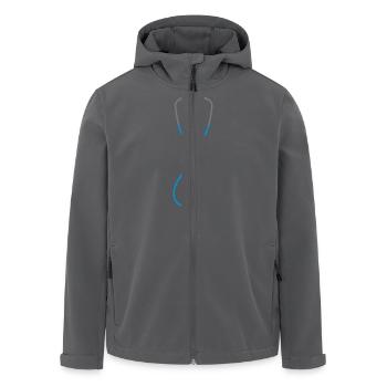 Stethoskop - Recycelte Männer Softshell-Jacke von Stanley/Stella - Anthrazit - Vorne - AI Model Male 185 light (185cm)