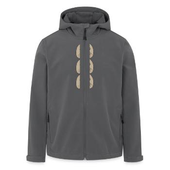 walross dreierpack - Recycelte Männer Softshell-Jacke von Stanley/Stella - Anthrazit - Vorne - AI Model Male 185 light (185cm)