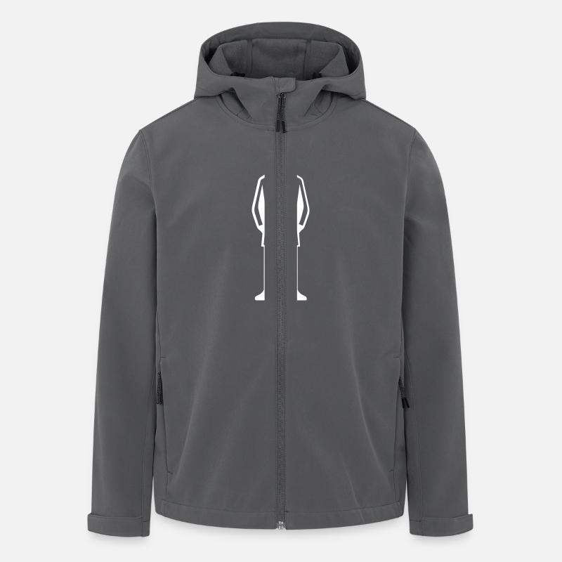 Docteur Docteur - Veste softshell homme en polyester recyclé Stanley/Stella - charbon