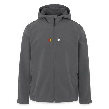 bunt statt braun - Recycelte Männer Softshell-Jacke von Stanley/Stella - Anthrazit - Vorne - AI Model Male 185 light (185cm)