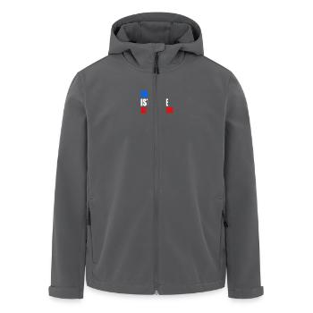 die afd ist keine alternative - Recycelte Männer Softshell-Jacke von Stanley/Stella - Anthrazit - Vorne - AI Model Male 185 light (185cm)