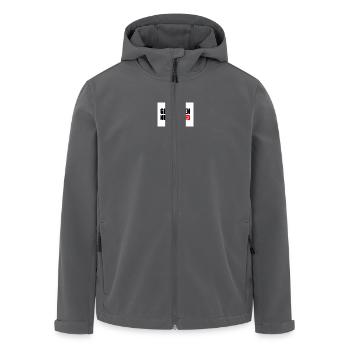 geh wählen nur nicht afd - Recycelte Männer Softshell-Jacke von Stanley/Stella - Anthrazit - Vorne - AI Model Male 185 light (185cm)